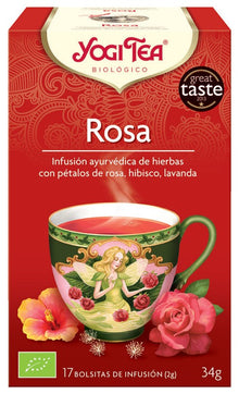 Ceai bio de Trandafiri 17 pliculete 34g Yogi Tea