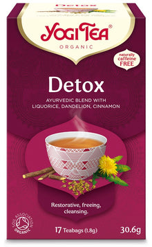 Ceai bio Detoxifiant, 17 pliculete x 1.8g, (30.6g) Yogi Tea