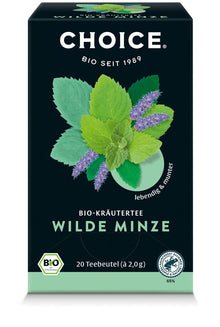 Ceai bio din plante Menta salbatica, 20 pliculete a 2g / 40.0g Choice®