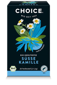 Ceai bio din plante Musetel dulce, 20 pliculete a 1.5g / 30.0g Choice®