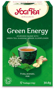 Ceai bio Energie Verde, 17 pliculete 30.6g Yogi Tea