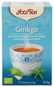 Ceai bio Ginkgo, 17 pliculete 30.6g Yogi Tea