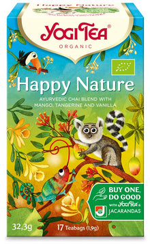 Ceai bio Happy Nature, 17 pliculete a 1,9g, 32,3g Yogi Tea