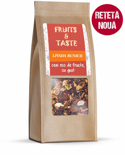 Ceai bio Livada Bunicii 100g Pronat