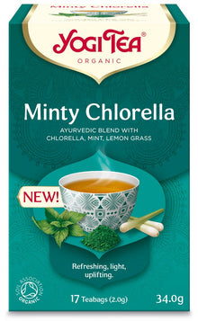 Ceai bio Menta si Chlorella, 17 pliculete x 2.0g (34.0g) Yogi Tea