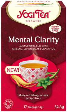 Ceai bio Mental Clarity 17 pliculete a 1,9g, 32,3g Yogi Tea