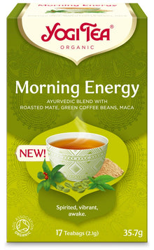 Ceai bio Morning Energy 17 pliculete a 2,1g, 35,7g Yogi Tea