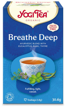 Ceai bio Respiratie Profunda, 17 pliculete x 1.8g, (30.6g) Yogi Tea