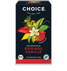Ceai bio Rooibos si Vanilie, 20 pliculete a 1.8g / 36.0g Choice®