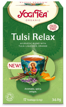 Ceai bio Tulsi Relax 17 pliculete a 2.0g (34.0g) Yogi Tea