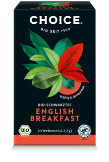 Ceai negru bio English Breakfast, 20 pliculete a 2.2g / 44.0g Choice®