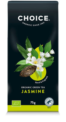 Ceai verde bio Jasmin, 75g Choice®