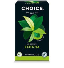 Ceai verde bio Sencha, 20 pliculete a 1.5g / 30.0g Choice®