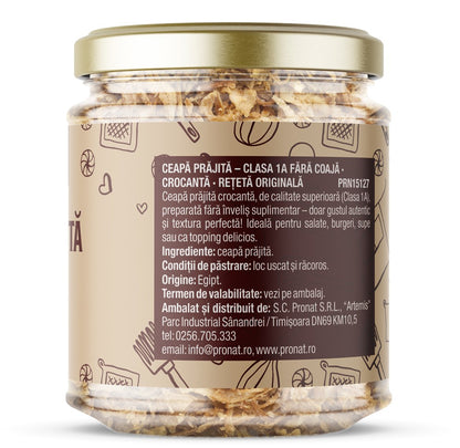 Ceapa prajita crispy, 60g Pronat