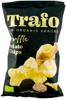 Chipsuri bio din cartofi cu trufe negre, 100g Trafo
