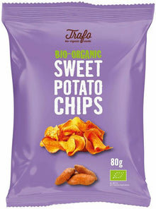 Chipsuri bio din cartofi dulci, 80g Trafo