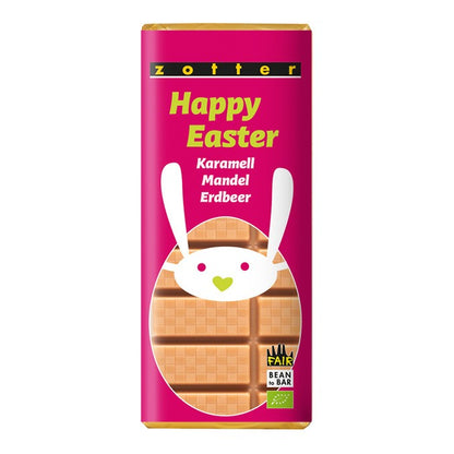 Ciocolata bio si fairtrade Paste fericit, 50g Zotter