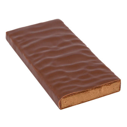 Ciocolata eco cu lapte umpluta cu Crema de castane si rom, 70g Zotter