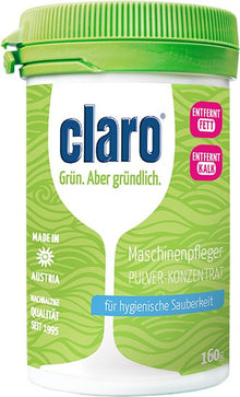 Claro Pulbere concentrata pentru intretinerea masinii de spalat vase, 160g Claro