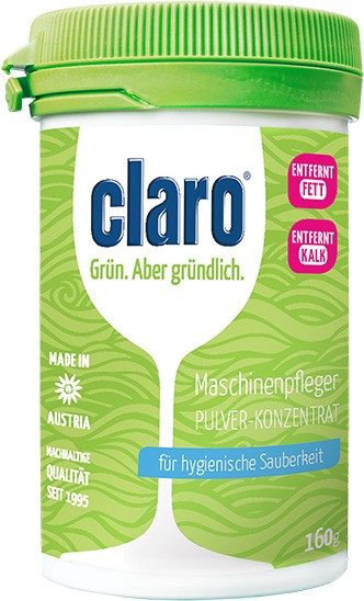 Claro Pulbere concentrata pentru intretinerea masinii de spalat vase, 160g Claro