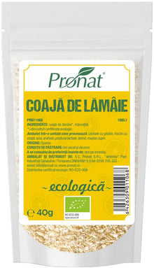 Coaja de lamaie bio, maruntita, 40g Pronat