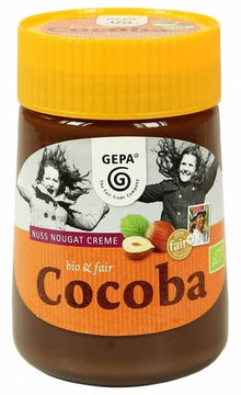 Cocoba crema de alune bio si fairtrade, 400g Gepa