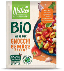 Mix de condimente bio pentru Gnocchi cu legume la tigaie, 42g natuco