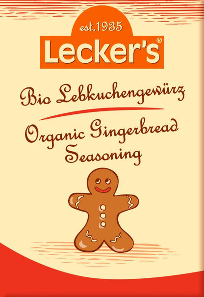 Condimente bio pentru turta dulce, 16g Lecker's