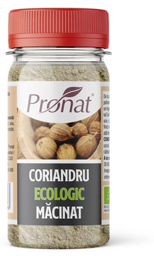 Coriandru bio macinat, 35g Pronat