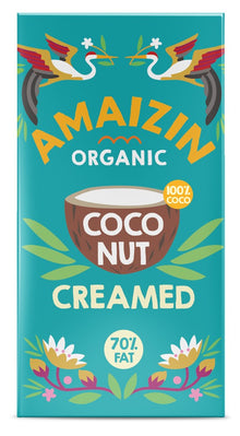 Crema bio de cocos 70% grasime, 200g Amaizin