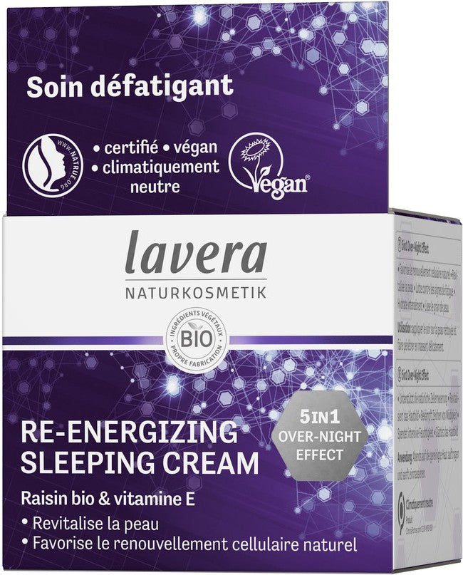 Crema de noapte re-energizanta 5 in 1, 50ml Lavera