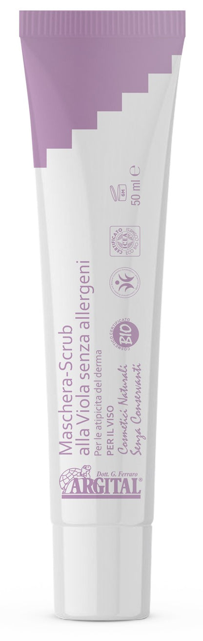 Crema exfolianta de violete non alergica, 75ml Argital