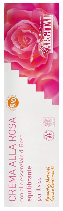 Crema pentru fata cu ulei de trandafiri, 50ml Argital