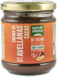 Crema tartinabila bio de alune de padure si cacao, 200g Natur Green