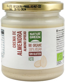 Crema tartinabila bio de migdale, 250g Natur Green