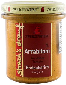 Crema tartinabila bio vegetala Arrabitom, 160g Zwergenwiese