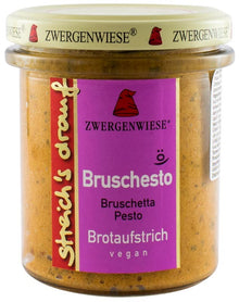 Crema tartinabila bio vegetala Bruschetta Pesto, 160g Zwergenwiese
