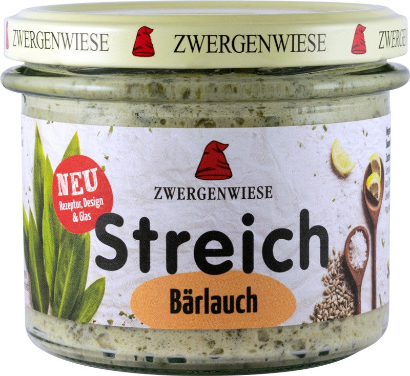Crema tartinabila bio vegetala cu leurda, 180g Zwergenwiese