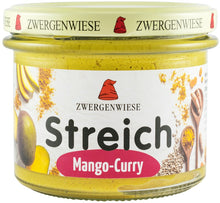 Crema tartinabila bio vegetala cu mango si curry, 180g Zwergenwiese