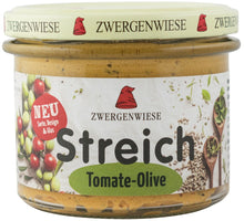 Crema tartinabila bio vegetala cu rosii si masline 180g Zwergenwiese