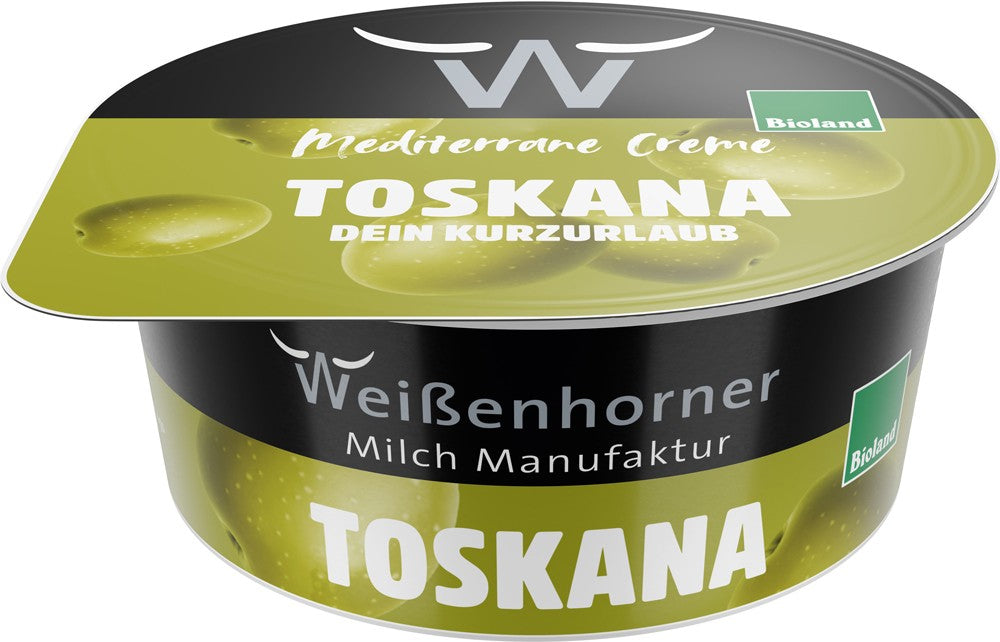 Crema tartinabila mediteraneana Toskana, bio, 125g Weisenhorner Milch Manufaktur