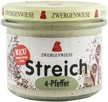 Crema tratinabila bio vegetala cu 4 sortimente de piper 180g Zwergenwiese