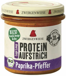Crema tratinabila proteica bio cu paprika si piper, 135g Zwergenwiese