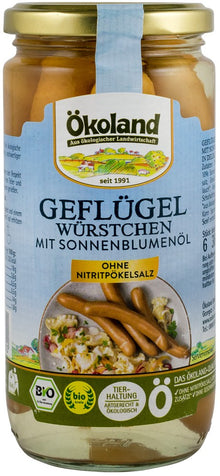 Cremvursti bio din carne de curcan cu ulei de floarea soarelui, 380g Okoland