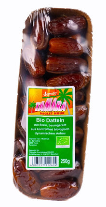 Curmale bio si demeter Deglet Nour, cu samburi 250g Tamara