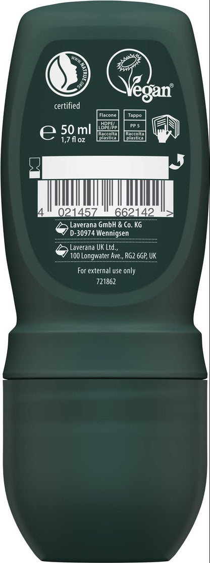 Deo roll-on bio cu aloe vera si lemongras, Men Sensitiv, 50ml Lavera