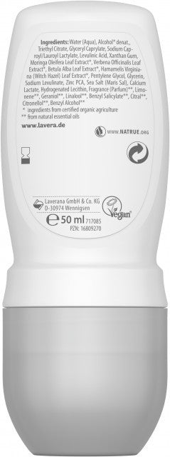 Deo Roll-on bio Invisible, 50ml Lavera