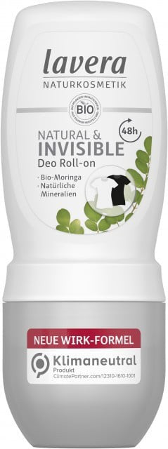Deo Roll-on bio Invisible, 50ml Lavera
