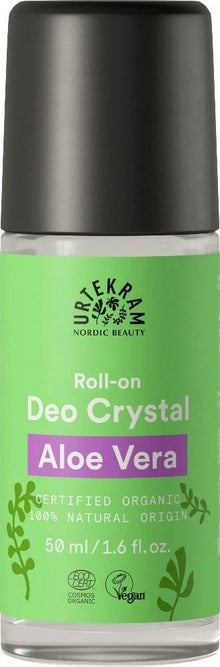 Deo roll-on Crystal cu aloe vera, 50ml Urtekram