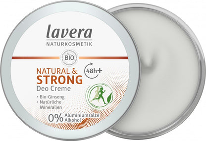 Deodorant Crema Natural & Strong, 50ml Lavera